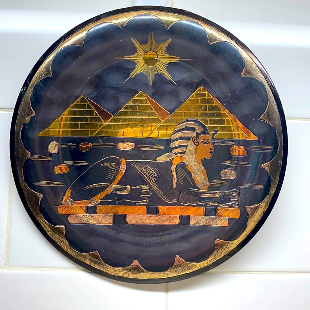 Egyptian Sphinx wall plate